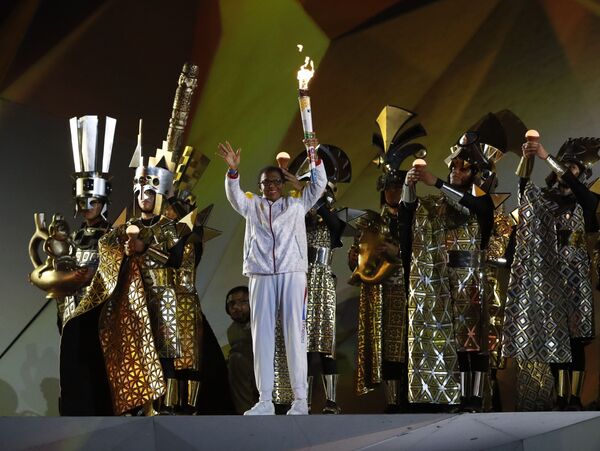 Danzas, piragüistas y mucha luz: la ceremonia de inauguración de los Juegos Panamericanos, al detalle - Sputnik Mundo