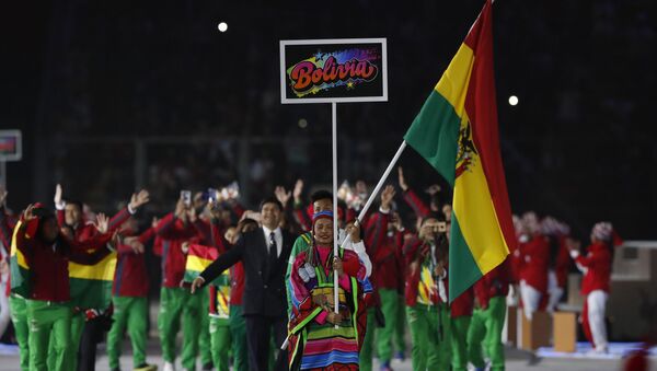 La delegación de Bolivia en los los XVIII Juegos Panamericanos 2019 - Sputnik Mundo