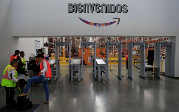 El centro de distribución de Amazon en el Estado de México - Sputnik Mundo