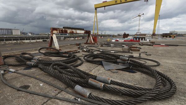 Cables en el astillero Harland and Wolff - Sputnik Mundo