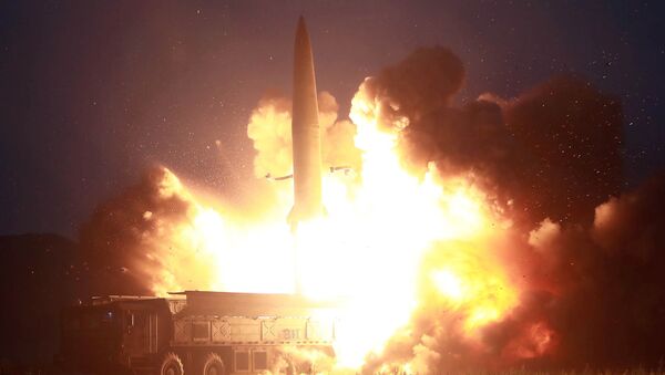 Lanzamientos de prueba en Corea del Norte - Sputnik Mundo