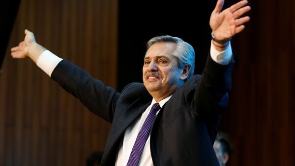 Alberto Fernández, candidato a la presidencia de Argentina por el Frente de Todos - Sputnik Mundo