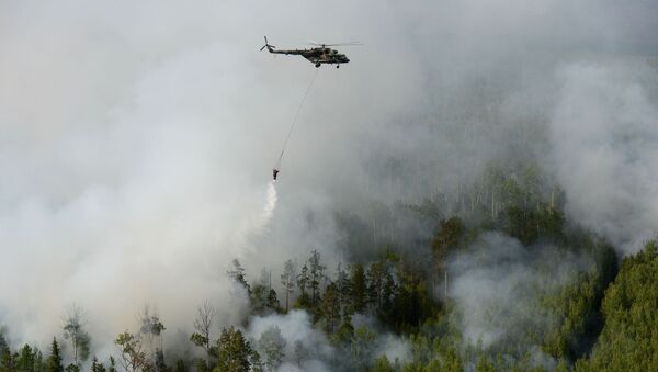 Incendios forestales en Siberia (archivo) - Sputnik Mundo