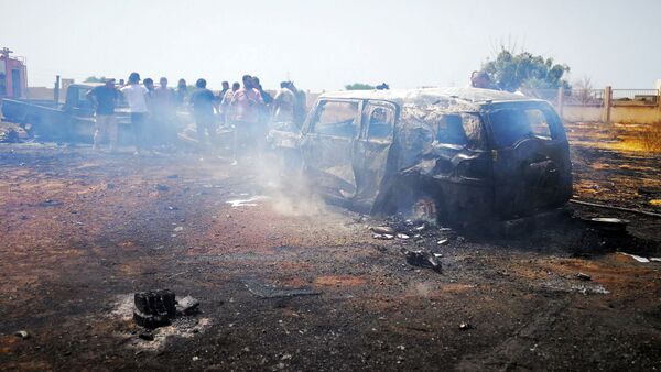 Explosión de coche bomba en Bengasi, Libia (archivo) - Sputnik Mundo
