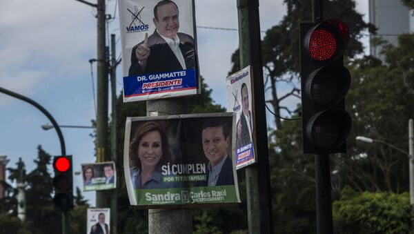 Carteles electorales en Guatemala - Sputnik Mundo