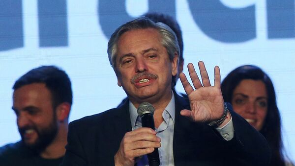 Candidato a la presidencia argentina, Alberto Fernández - Sputnik Mundo