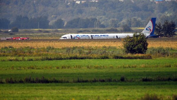 Un avión de pasajeros hizo un aterrizaje de emergencia en la región de Moscú - Sputnik Mundo