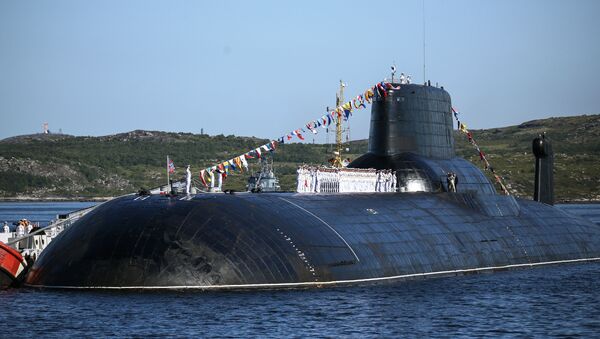 El submarino de la Armada rusa 'Dmitri Donskoy' - Sputnik Mundo