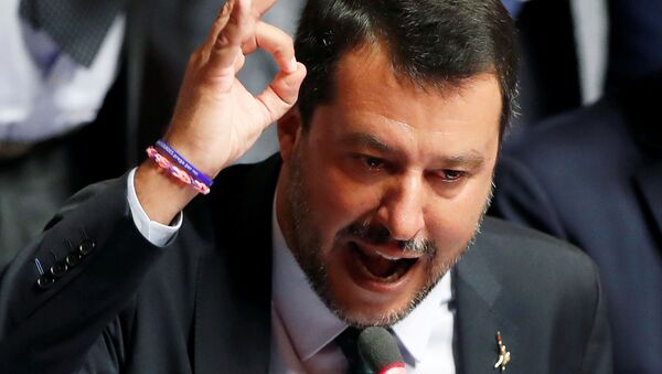 Matteo Salvini, vicepresidente y Ministro de Interior de Italia - Sputnik Mundo
