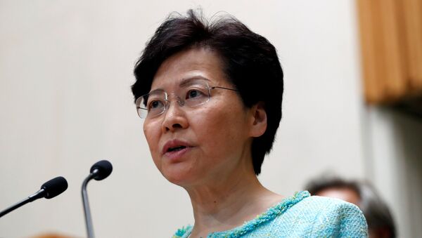 Carrie Lam, jefa del Ejecutivo de Hong Kong - Sputnik Mundo