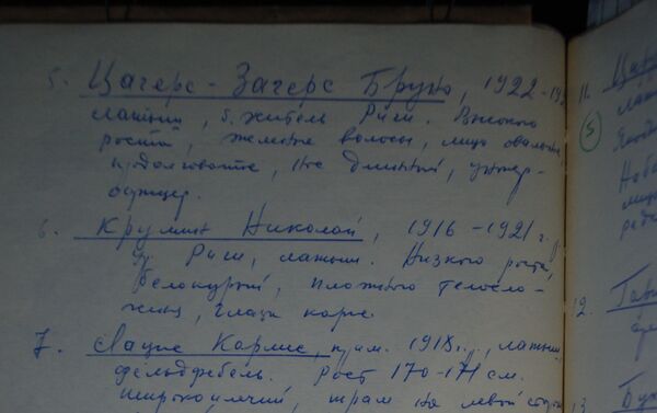 La lista con los nombres de los miembros de los represores pronazis que masacraron a la población en las localidades de Zhestianaya Gorka y Chernoe durante la Gran Guerra Patria - Sputnik Mundo