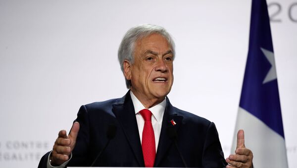 Sebastián Piñera, presidente de Chile - Sputnik Mundo
