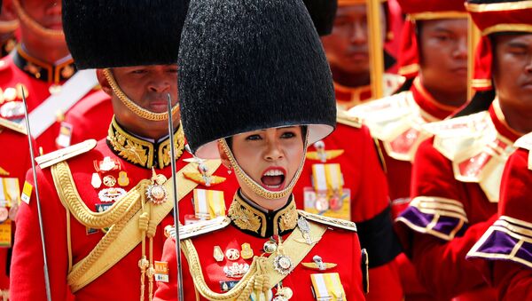 General Sineenat Wongvajirapakdi takes part in the Royal Cremation ceremony of Thailand's late King Bhumibol Adulyadej near the Grand Palace in Bangkok - Sputnik Mundo
