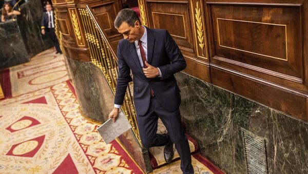 El presidente del Gobierno español en funciones, Pedro Sánchez - Sputnik Mundo