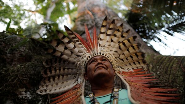 Un indígena de Amazonia  - Sputnik Mundo