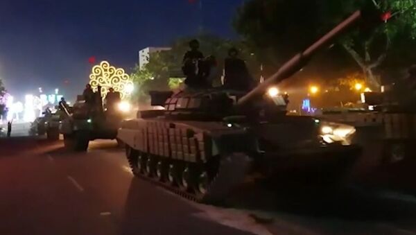Tanques rusos salen a las calles en Nicaragua - Sputnik Mundo