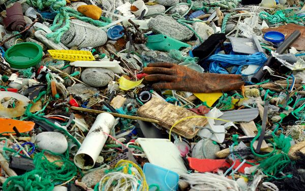 Muestra Out to Sea? The Plastic Garbage Project - Sputnik Mundo