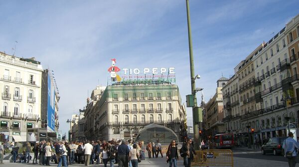 La Puerta del Sol en Madrid, España - Sputnik Mundo