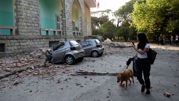 Terremoto en Albania - Sputnik Mundo