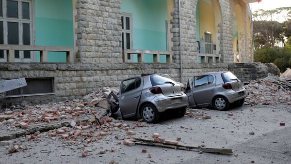 Consecuencias del terremoto en Albania - Sputnik Mundo