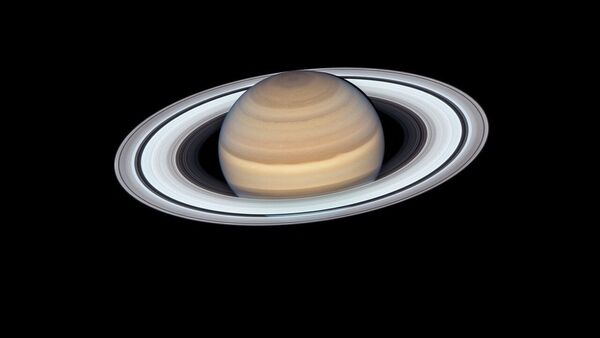 Снимок Сатурна, сделанный при помощи телескопа Хаббл - Sputnik Mundo
