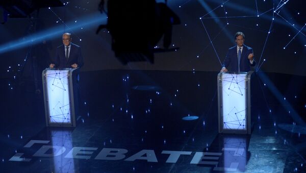 Los dos candidatos principales para las elecciones en Uruguay, Daniel Martínez y Luis Lacalle  - Sputnik Mundo