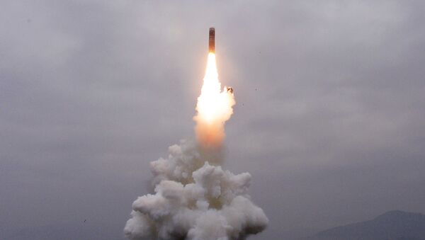 Lanzamiento de un misil de Corea del Norte - Sputnik Mundo