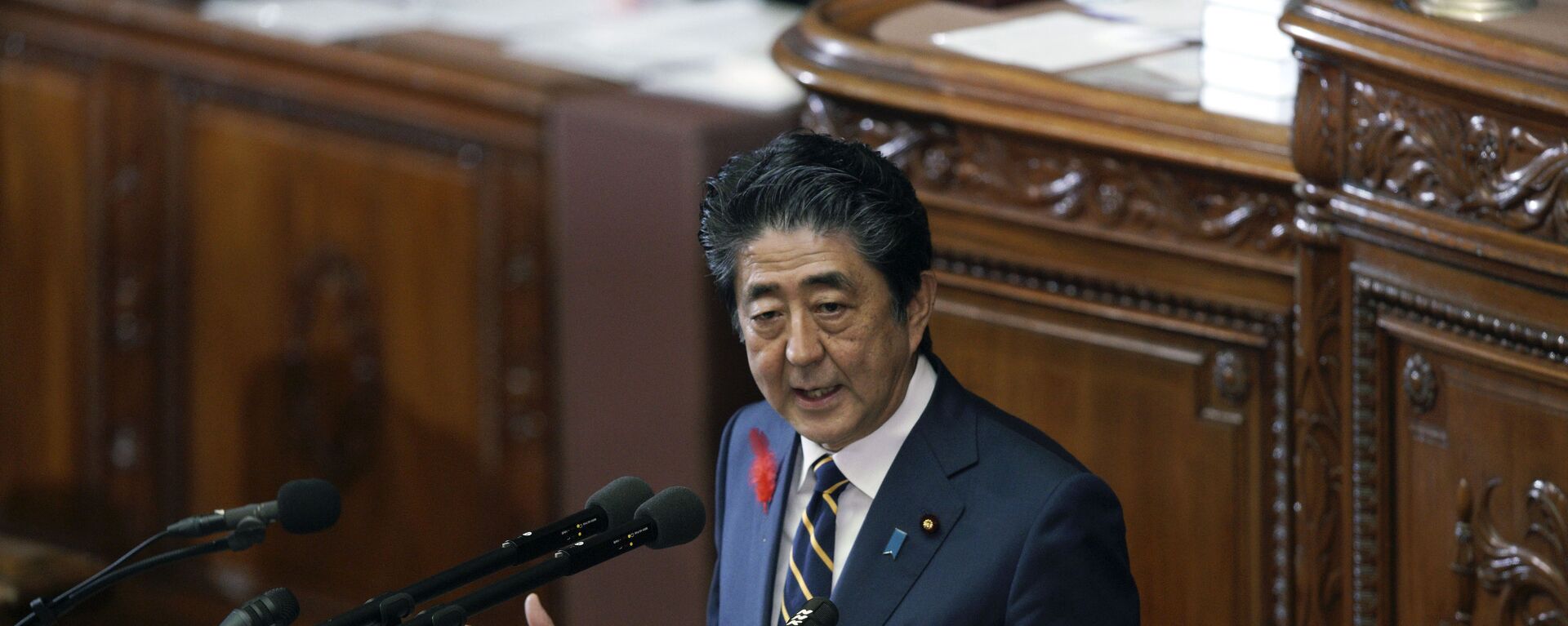 Shinzo Abe, ex primer ministro de Japón - Sputnik Mundo, 1920, 02.12.2021