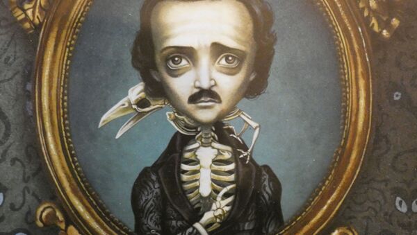 Caricatura de Edgar Allan Poe - Sputnik Mundo