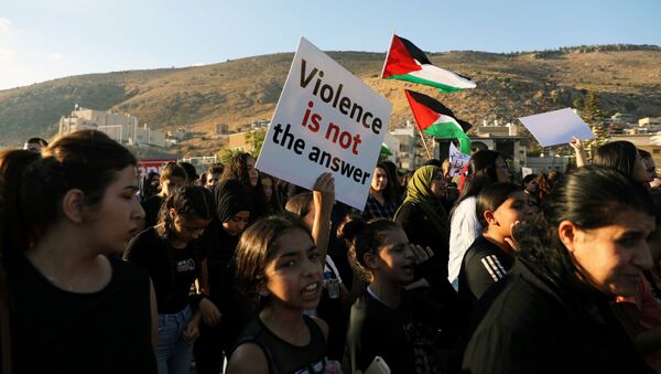 Protestas de palestinos de Israel  - Sputnik Mundo