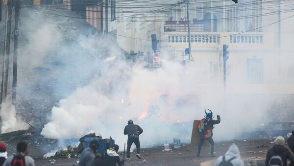 Protestas en Quito, Ecuador - Sputnik Mundo