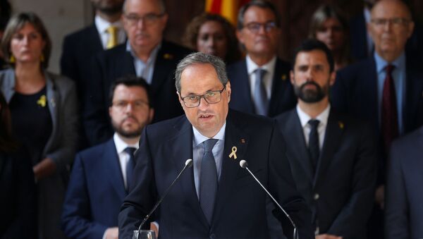 Quim Torra, presidente del Gobierno catalán - Sputnik Mundo