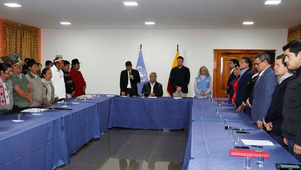 El diálogo entre el Gobierno de Ecuador y los movimientos indígenas - Sputnik Mundo