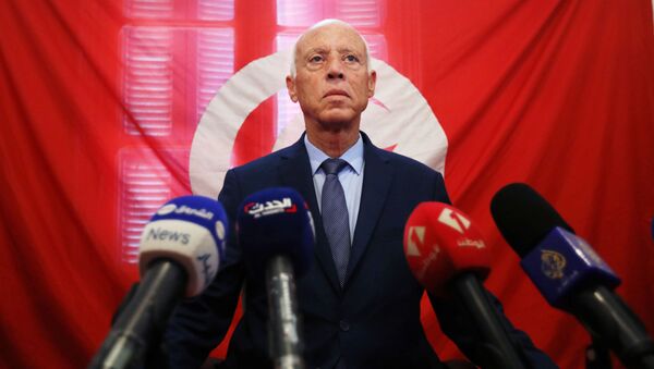 Kais Saied, presidente electo de Tunéz - Sputnik Mundo