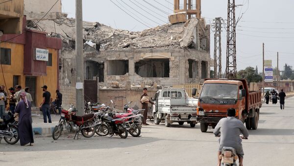 La ciudad siria Tal Abiad tras los ataques turcos - Sputnik Mundo
