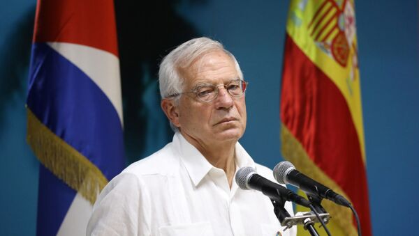 Josep Borrell, el ministro de Asuntos Exteriores de España de visita a Cuba - Sputnik Mundo