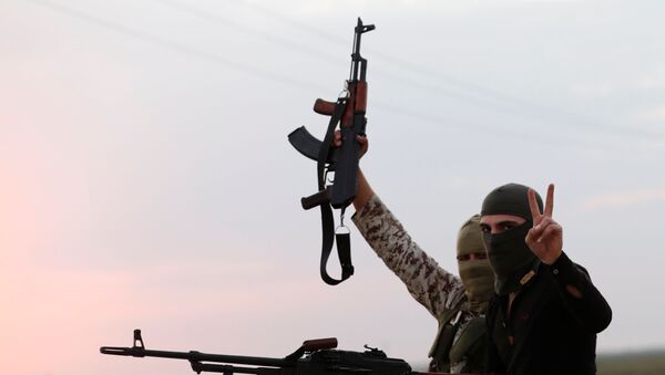 Rebeldes sirios apoyados por Turquía - Sputnik Mundo