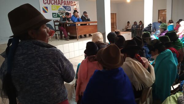 Reunión de comunidades indígenas en Cochapamba, Ecuador - Sputnik Mundo