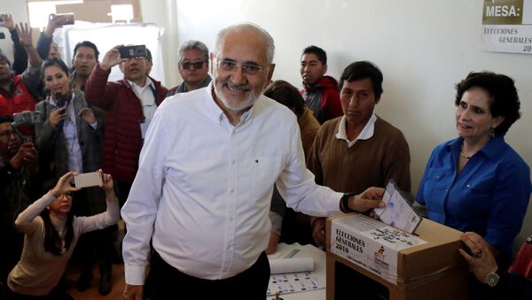 Carlos Mesa, candidato presidencial boliviano - Sputnik Mundo
