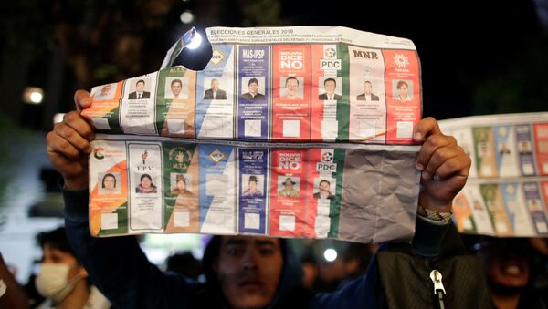 Protestas en bolivia tras las elecciones - Sputnik Mundo