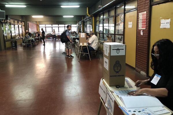 Las urnas de votación en Argentina - Sputnik Mundo