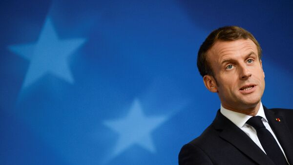 El presidente de Francia, Emmanuel Macron - Sputnik Mundo