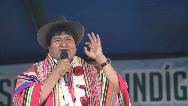 Evo Morales, presidente electo de Bolivia - Sputnik Mundo