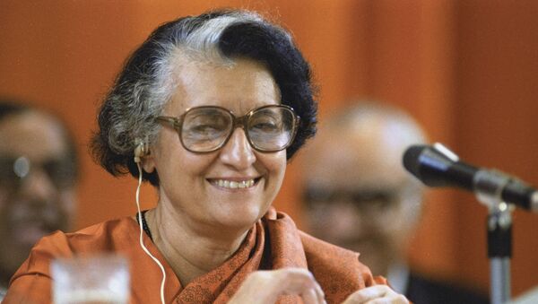 Indira Gandhi, ex primera ministra de la India - Sputnik Mundo