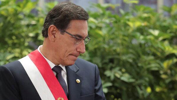 El presidente de Perú, Martín Vizcarra - Sputnik Mundo