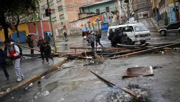 La situación en La Paz tras las protestas - Sputnik Mundo