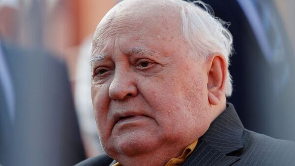 El expresidente soviético Mijaíl Gorbachov - Sputnik Mundo