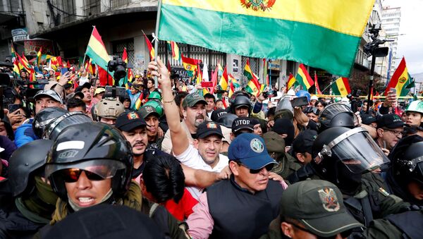 Protestas en Bolivia  - Sputnik Mundo