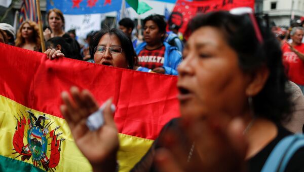 Protestas en Bolivia  - Sputnik Mundo