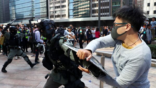 Protestas en Hong Kong  - Sputnik Mundo